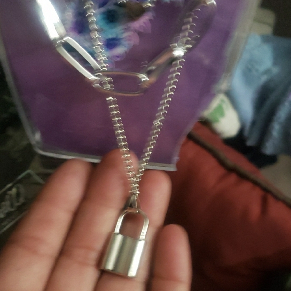 Silver Chain Necklace Set - Picture 2 of 4